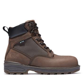 Timberland Férfi PRO Resistor 6" Comp Toe Vízálló Bakancs Barna